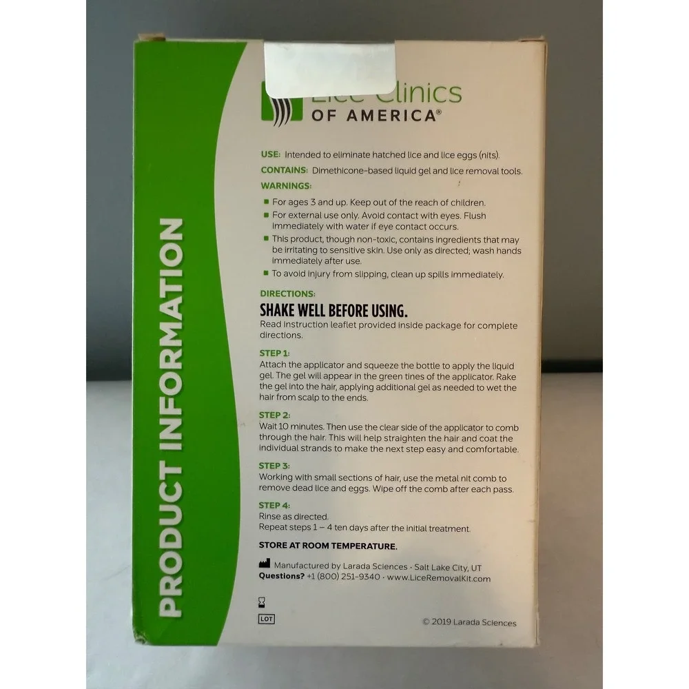 Lice Clinics of America Cure! Lice Removal Kit Super Lice Treatment‎ New